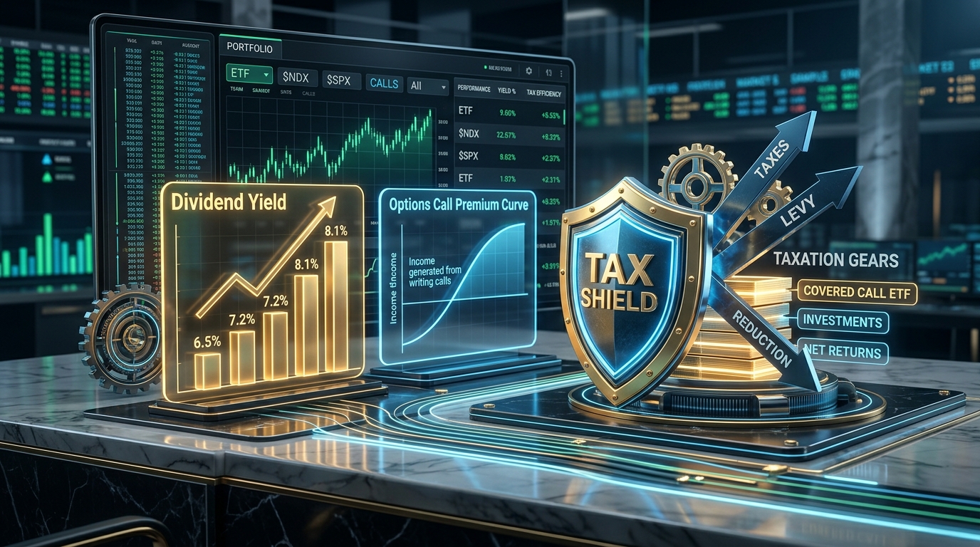 2026 커버드콜 ETF 투자 가이드: JEPQ·타겟데일리 연 12% 월배당의 진실과 '연 2,000만원 금융소득종합과세·건보료 폭탄' 완벽 방어법